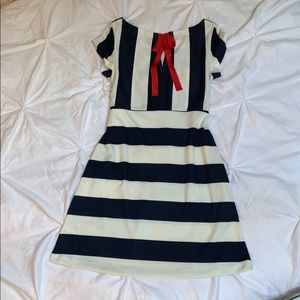 9-h15 stcl Dress anthropologie nautical striped